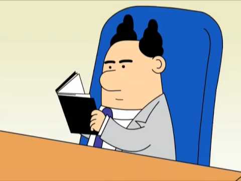 The Veep reads a book on agile development